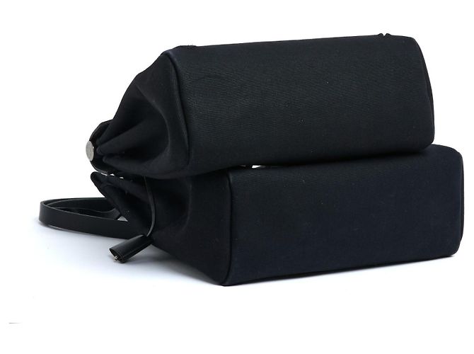 Zaino Hermès Herbag in Tela Nera e Pelle x2 Pristine Hermes Nero - vista 7