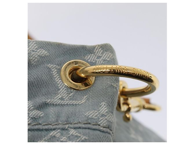 LOUIS VUITTON Bolsa de hombro Daily GM en denim Monogram azul M40492 LV Auth 90166 - vista 19