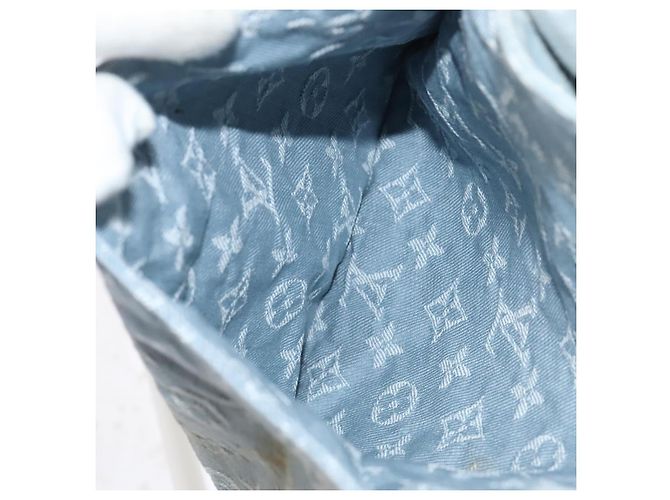 LOUIS VUITTON Bolsa de hombro Daily GM en denim Monogram azul M40492 LV Auth 90166 - vista 24