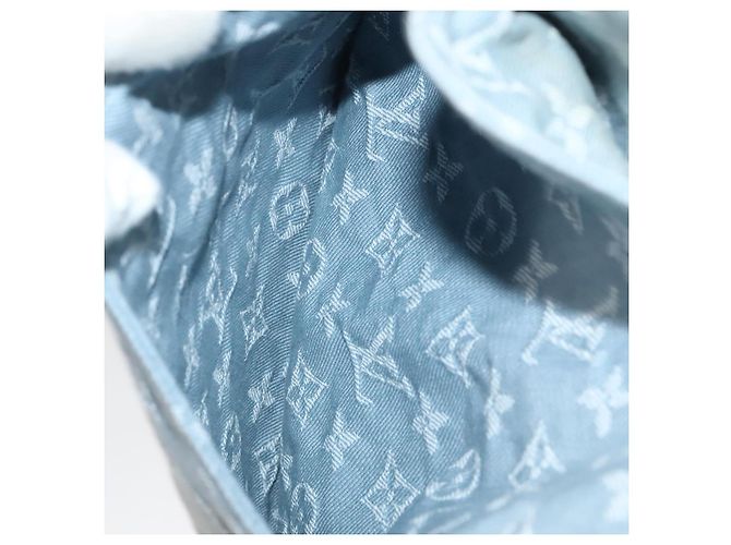 LOUIS VUITTON Bolsa de hombro Daily GM en denim Monogram azul M40492 LV Auth 90166 - vista 25
