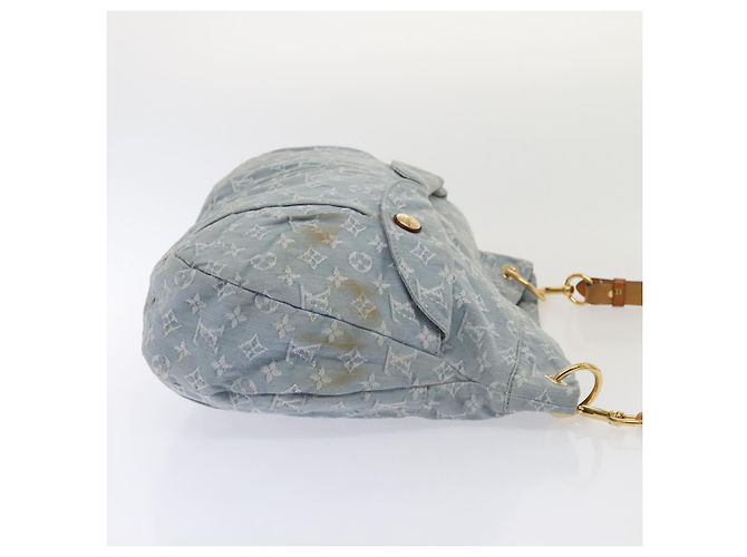 LOUIS VUITTON Bolsa de hombro Daily GM en denim Monogram azul M40492 LV Auth 90166 - vista 3