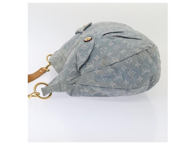 LOUIS VUITTON Bolsa de hombro Daily GM en denim Monogram azul M40492 LV Auth 90166 - vista 4