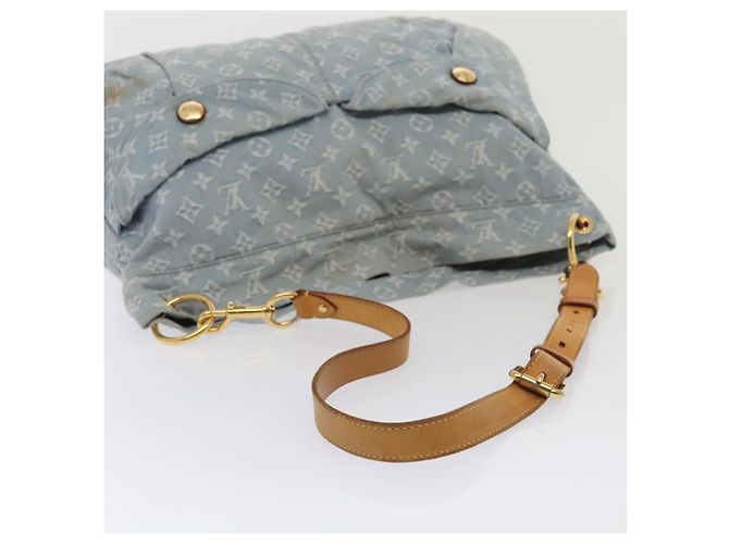 LOUIS VUITTON Bolsa de hombro Daily GM en denim Monogram azul M40492 LV Auth 90166 - vista 7