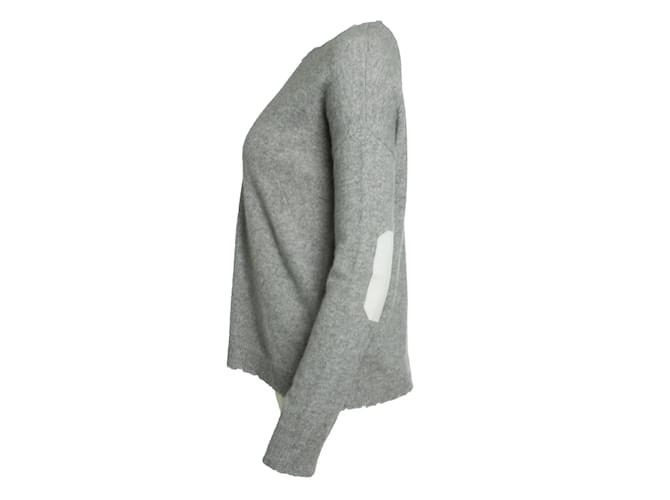Zadig & Voltaire, grauer Strickpullover aus Kaschmir - Ansicht 2
