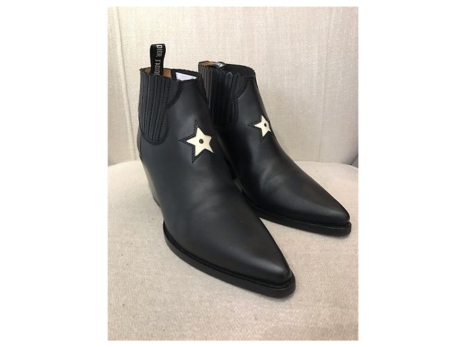 DIOR Botines T.EU 38 Cuero - vista 2
