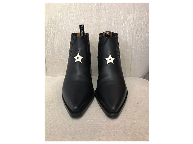 DIOR Botines T.EU 38 Cuero - vista 3