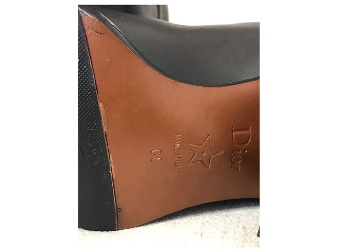 DIOR Botines T.EU 38 Cuero - vista 5