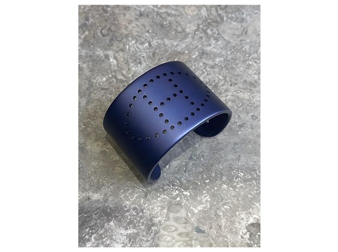 Evelyne Hermès HERMES Armbänder T. Metall Blau - Ansicht 6