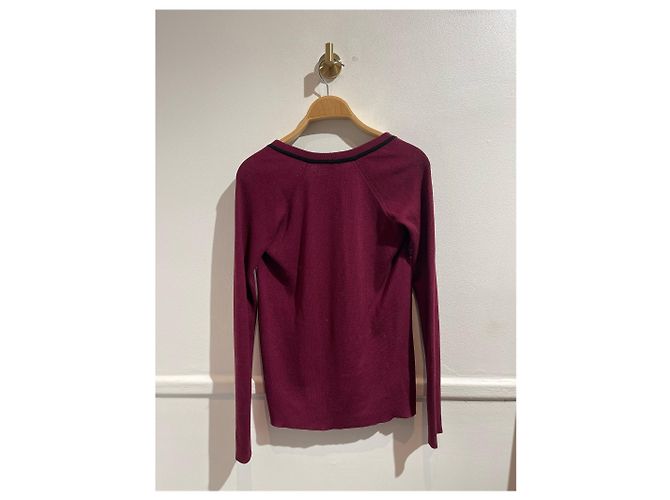 LOUIS VUITTON Strickwaren T.International XS Wolle Bordeaux - Ansicht 3