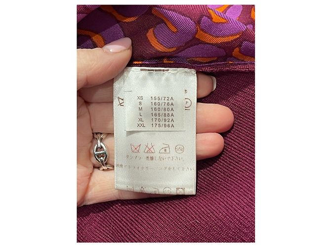 LOUIS VUITTON Strickwaren T.International XS Wolle Bordeaux - Ansicht 5