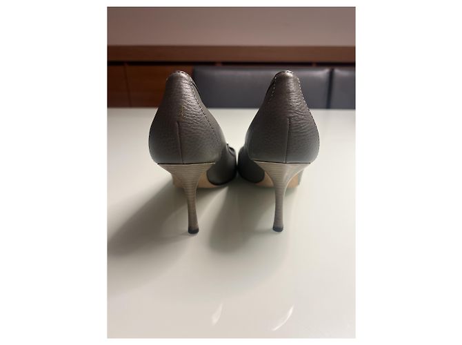 Gucci Absatzschuhe Grau Leder 38.5 - Ansicht 7