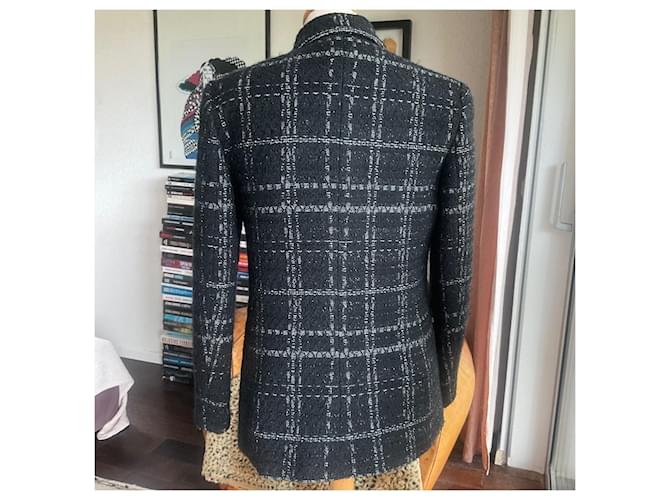 Blazer Sandro Nero Nocciola - vista 4
