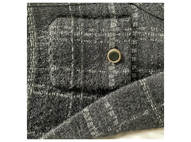 Blazer Sandro Nero Nocciola - vista 6
