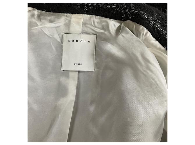Blazer Sandro Nero Nocciola - vista 7