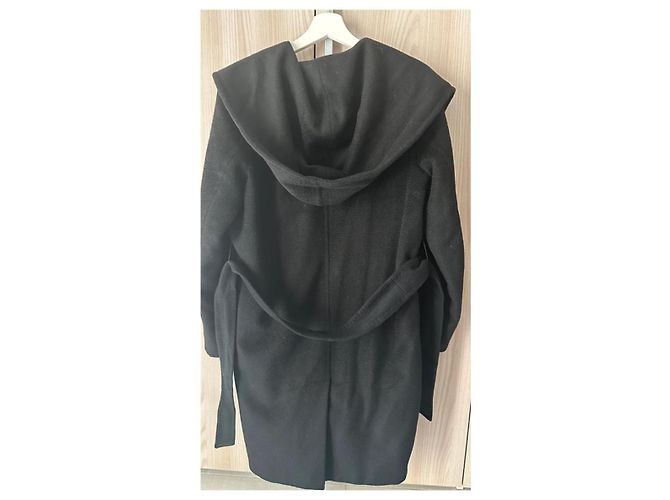 Abrigo Max Mara Rialto de camello negro - vista 3