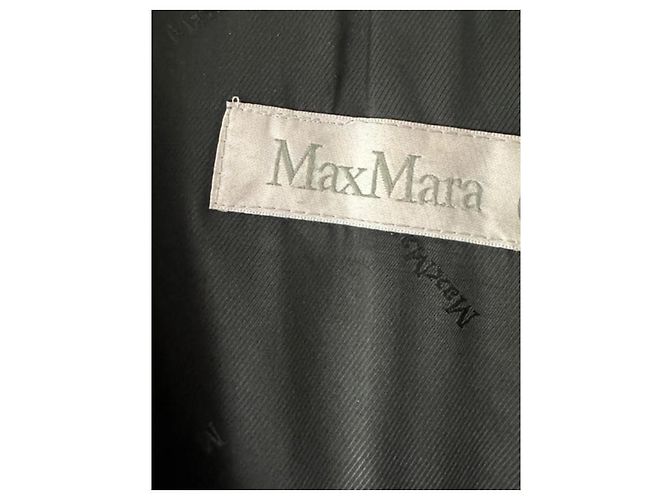 Abrigo Max Mara Rialto de camello negro - vista 6