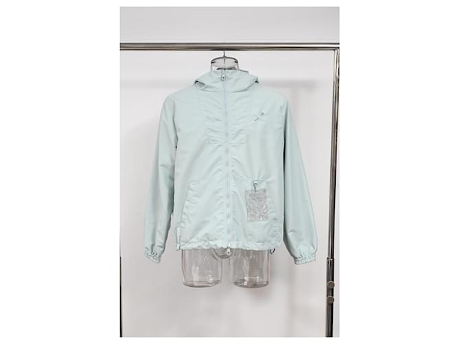 Reversible Windbreaker Monogram Louis Vuitton aus hellblauem Nylon - Ansicht 6