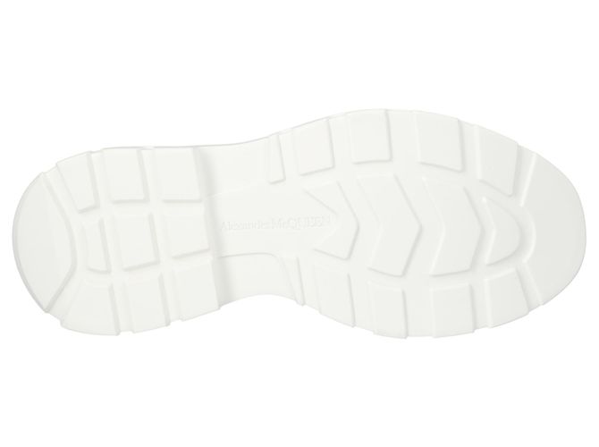 Sneaker Tread Alexander McQueen 'Beige Grigio' Marrone - vista 4