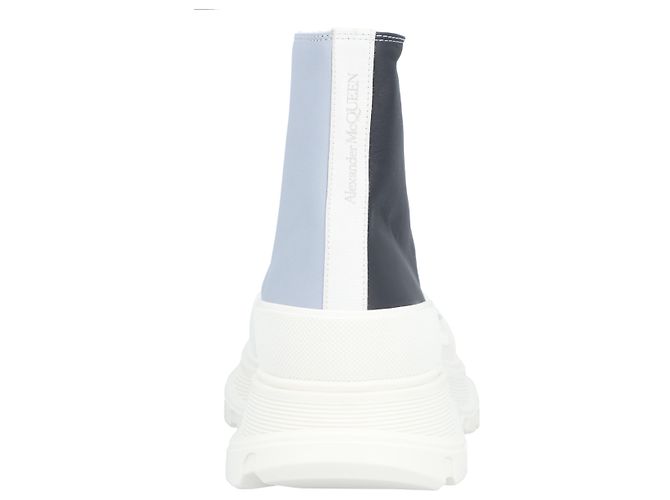 Stivali Tread Slick Alexander McQueen 'Navy Grey Blue' - vista 3