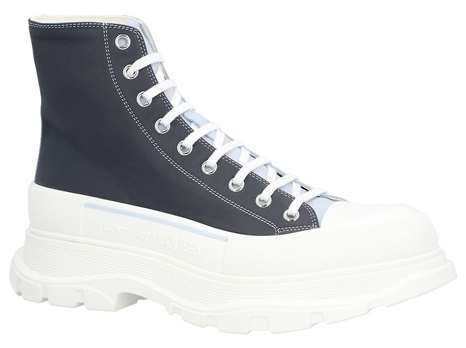 Stivali Tread Slick Alexander McQueen 'Navy Grey Blue' - vista 5
