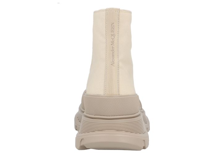 Stivali Tread Slick 'Beige' di Alexander McQueen Marrone - vista 3