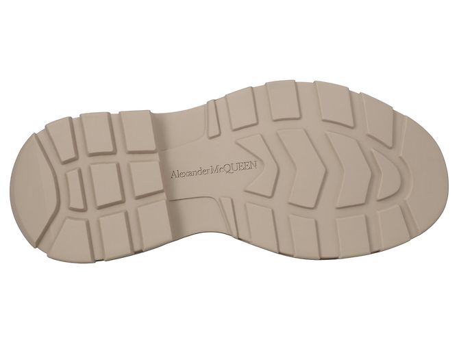 Stivali Tread Slick 'Beige' di Alexander McQueen Marrone - vista 4