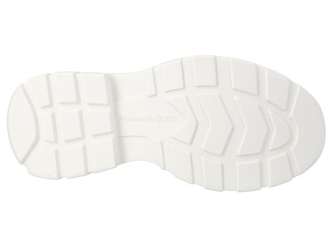 Tread Slick Stiefel 'Hellgrüner Graffiti' von Alexander McQueen - Ansicht 4