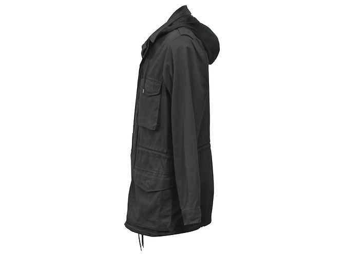 Chaqueta de campo con capucha edición limitada Marc Jacobs 2001-2011 con bolsillos en algodón negro - vista 2
