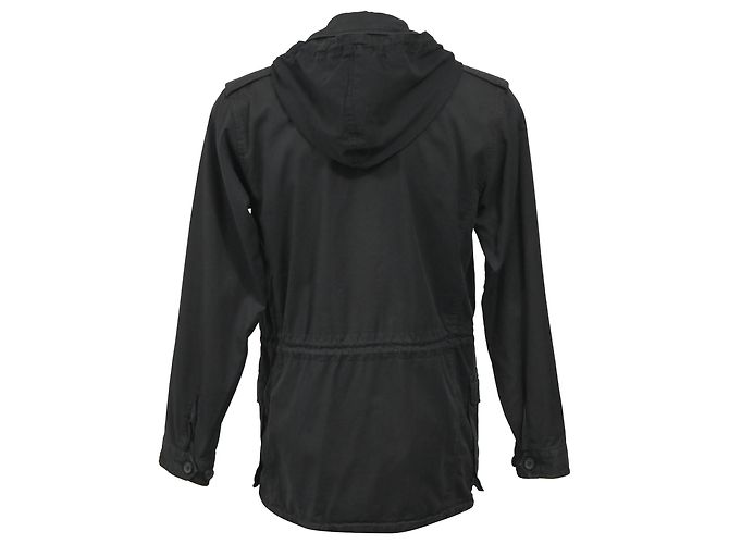 Chaqueta de campo con capucha edición limitada Marc Jacobs 2001-2011 con bolsillos en algodón negro - vista 3