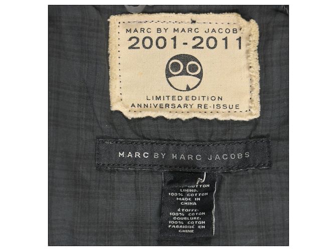 Chaqueta de campo con capucha edición limitada Marc Jacobs 2001-2011 con bolsillos en algodón negro - vista 5