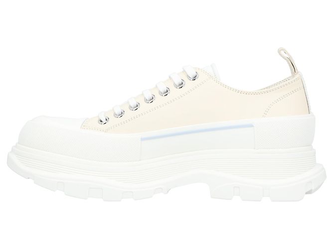 Sneaker Tread Alexander McQueen 'Beige Grigio' Marrone - vista 2