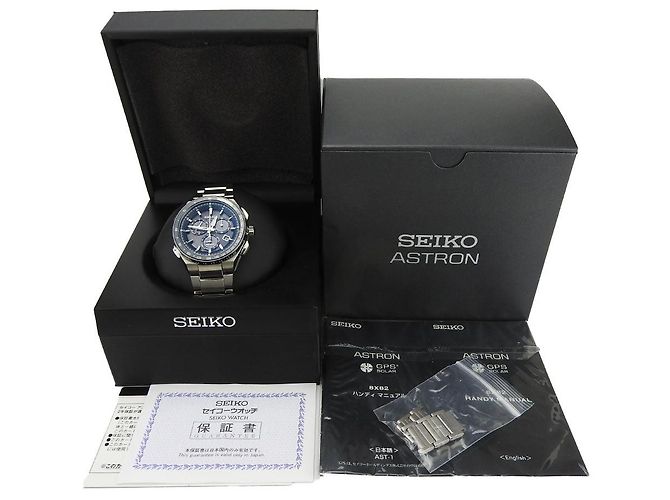 Seiko Astron Titan-Chronograph Grau - Ansicht 14