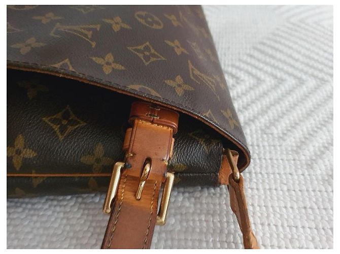 Borsa a spalla Louis Vuitton Salsa Monogram Canvas GM Marrone Cammello - vista 20