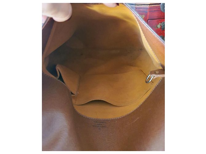 Borsa a spalla Louis Vuitton Salsa Monogram Canvas GM Marrone Cammello - vista 7