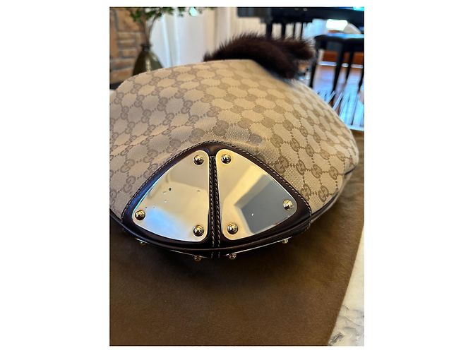 Borsa Indy in visone monogramma Gucci edizione limitata Marrone - vista 10
