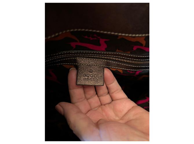 Borsa Indy in visone monogramma Gucci edizione limitata Marrone - vista 2