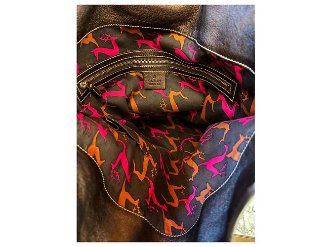 Borsa Indy in visone monogramma Gucci edizione limitata Marrone - vista 4