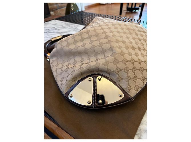 Borsa Indy in visone monogramma Gucci edizione limitata Marrone - vista 9