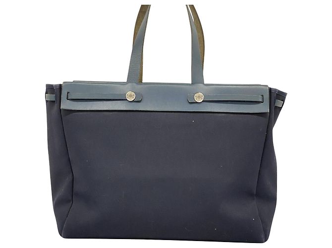 Hermès Herbag Marineblau - Ansicht 2