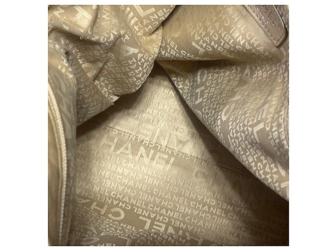 Vintage CHANEL Soft Hobo Bag Caramel Silver hardware - view 8
