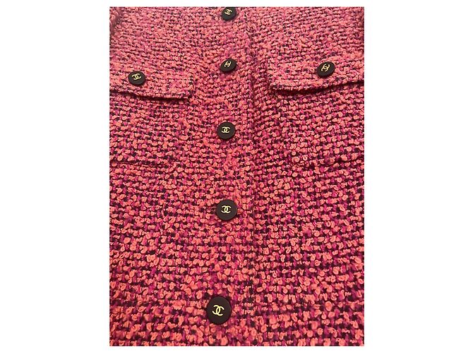 Cambon Chanel Colección de pasarela de 1994 Chaqueta Rosa 40 - vista 7
