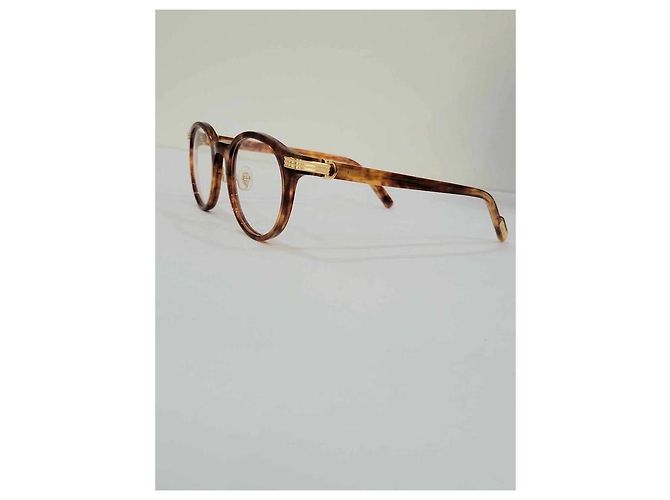 Cartier ct03120 Sonnenbrille gold Acetat Golden - Ansicht 4