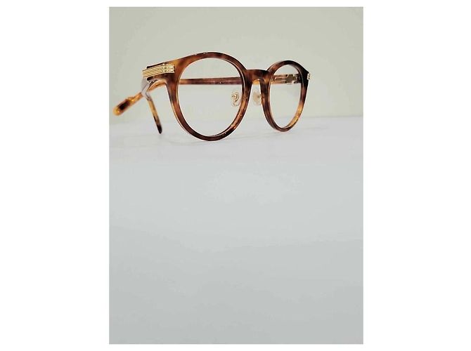 Cartier ct03120 Sonnenbrille gold Acetat Golden - Ansicht 6