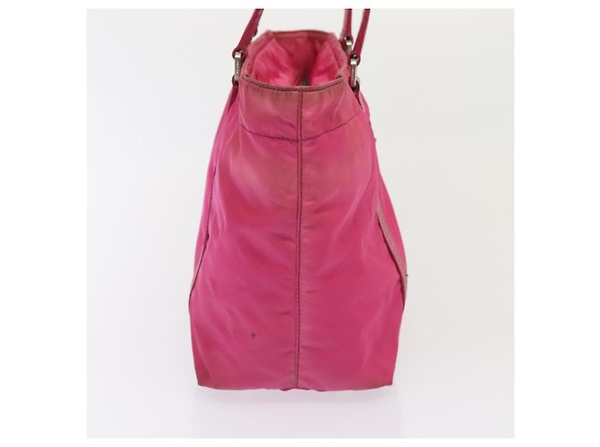 PRADA Borsa a mano in nylon rosa Auth bs18106 - vista 4