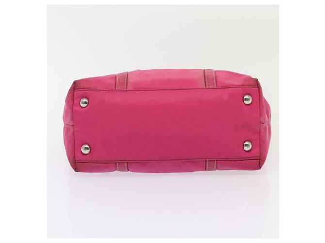 PRADA Borsa a mano in nylon rosa Auth bs18106 - vista 5