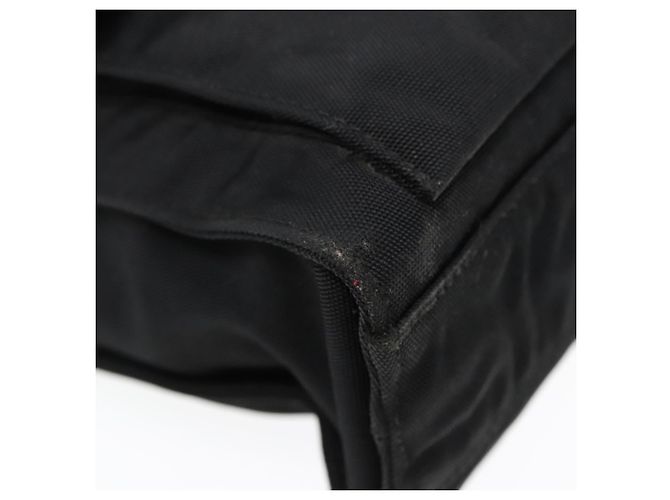 Borsa a spalla GUCCI in nylon nero 001 3283 Auth ep5000 - vista 15