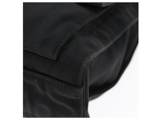 Borsa a spalla GUCCI in nylon nero 001 3283 Auth ep5000 - vista 8