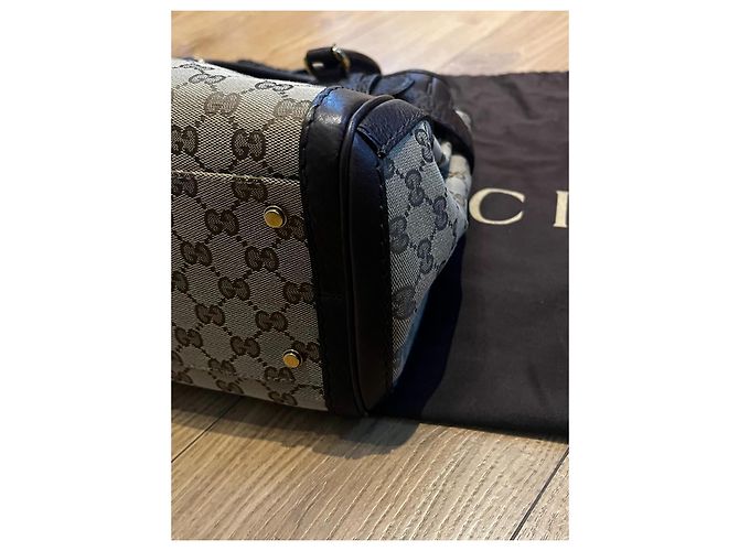 Gucci Tragetasche aus Leder beige - Ansicht 6