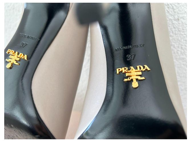 Prada Asymmetric Peep Toe Ankle Booties Grau - Ansicht 9