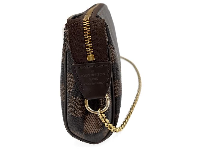 Louis Vuitton Pochette Eva in tela Damier Ebene Multicolore - vista 6